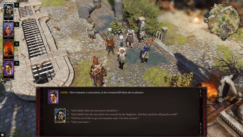 Illustration for article titled Hugs And Shoulder Taps Speak As Loud As Words in Divinity: Original Sin 2's Conversations
